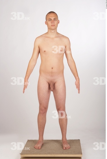 Whole Body Man Animation references Nude Average Studio photo references