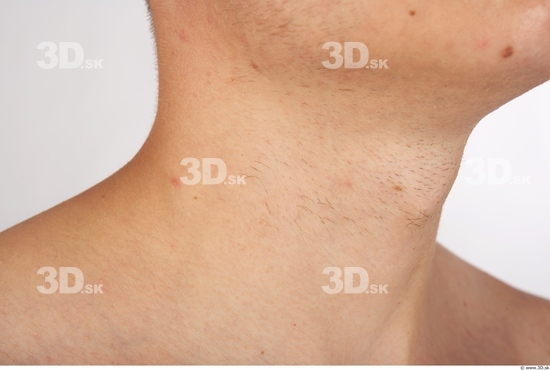 Neck Man Nude Average Studio photo references