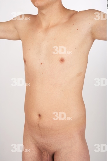 Upper Body Man Nude Average Studio photo references