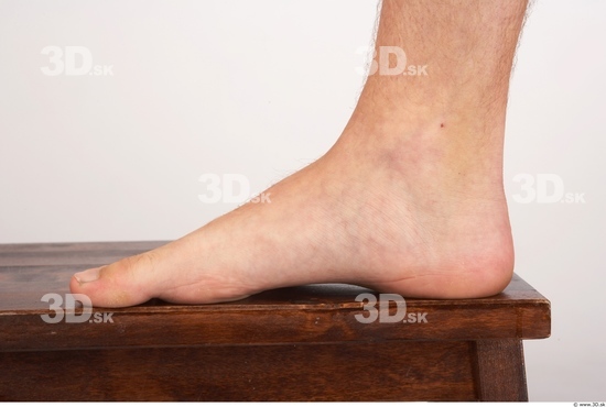 Foot Man Nude Average Studio photo references