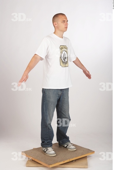 Whole Body Man Animation references Casual Average Studio photo references