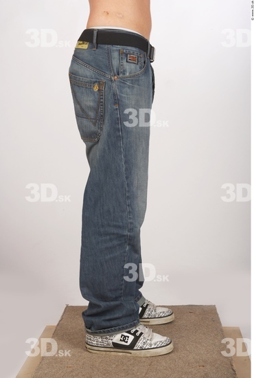 Leg Man Casual Jeans Average Studio photo references