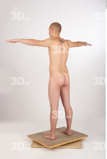 Whole Body Man T poses Nude Average Studio photo references