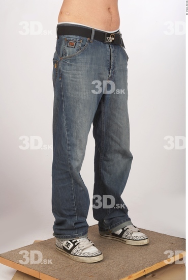 Leg Man Casual Jeans Average Studio photo references