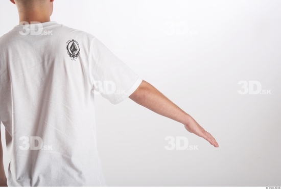 Arm Man Animation references White Casual T shirt