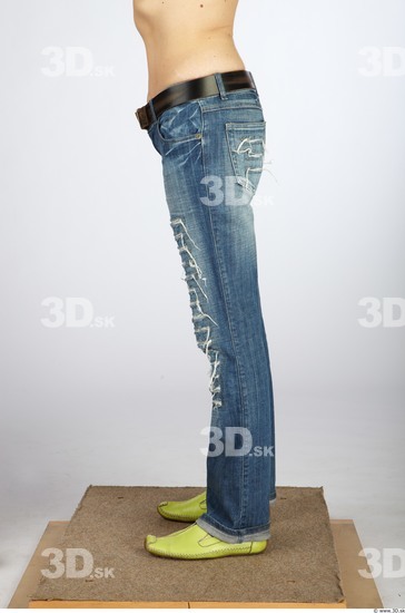 Leg Whole Body Woman Casual Jeans Average Studio photo references