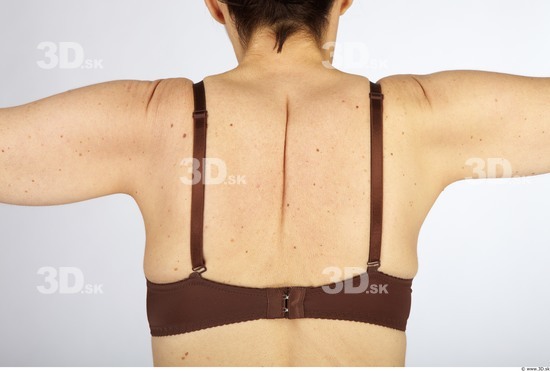 Whole Body Back Woman Underwear Bra Average Studio photo references