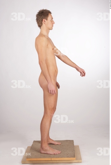 Whole Body Man Animation references Nude Athletic Studio photo references