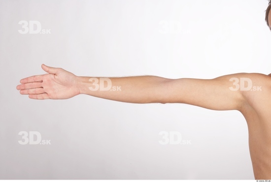 Arm Whole Body Man Animation references Nude Athletic Studio photo references