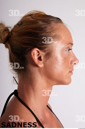 Head Emotions Woman White Muscular