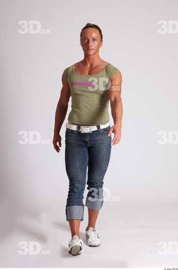 Whole Body Woman Animation references White Casual Muscular