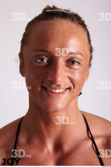 Head Emotions Woman White Muscular