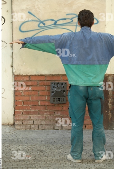 Whole Body Man T poses Average Street photo references