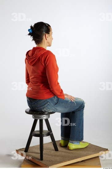 Whole Body Woman Artistic poses White Casual Average