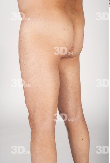 Whole Body Man White Nude Overweight Male Studio Poses