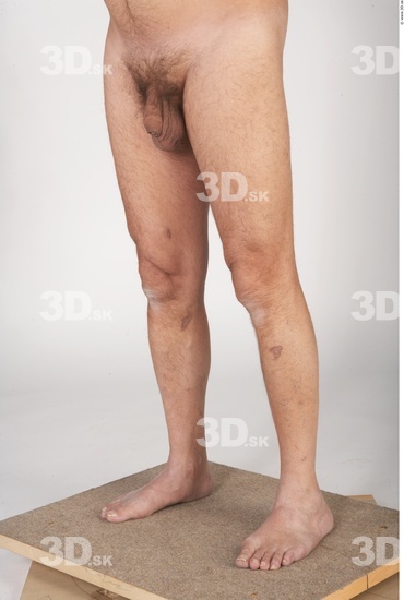 Whole Body Man White Nude Overweight Male Studio Poses