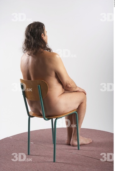 Whole Body Man Animation references White Nude Overweight Male Studio Poses