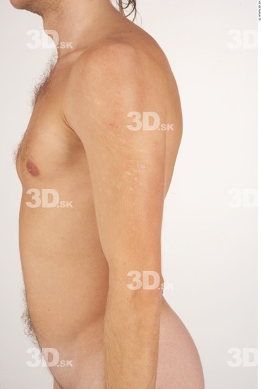 Arm Whole Body Man Animation references Nude Athletic Studio photo references