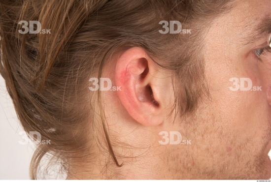 Ear Whole Body Man Animation references Nude Athletic Studio photo references