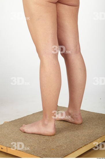 Calf Whole Body Woman Animation references Nude Chubby Studio photo references