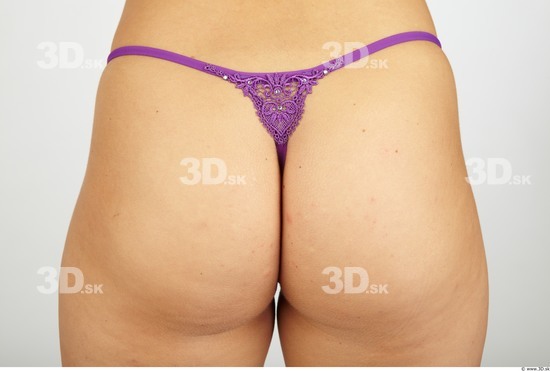 Whole Body Bottom Woman Nude Underwear Athletic Panties Studio photo references