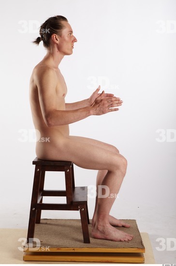 Whole Body Man Artistic poses White Nude Muscular