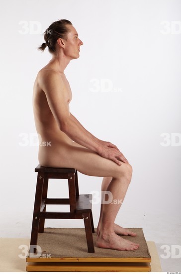 Whole Body Man Artistic poses White Nude Muscular