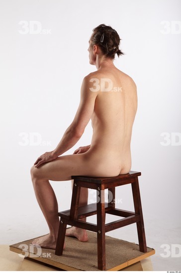 Whole Body Man Artistic poses White Nude Muscular