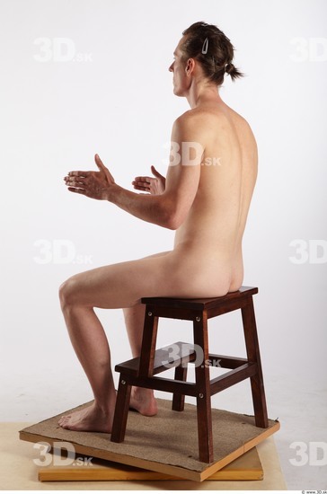 Whole Body Man Artistic poses White Nude Muscular