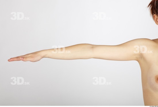 Arm Whole Body Woman Animation references Nude Average Studio photo references