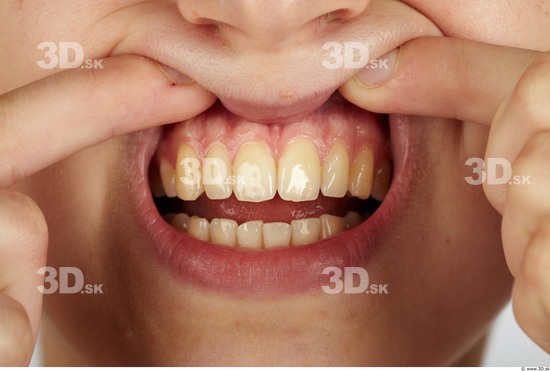 Whole Body Teeth Woman Animation references Nude Average Studio photo references