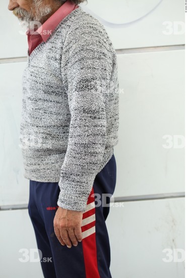 Arm Man White Casual Sweater Average