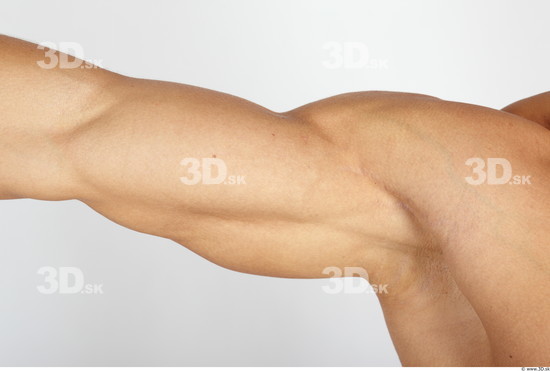 Arm Man Nude Muscular Studio photo references