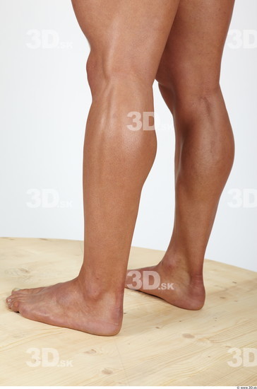Calf Man Nude Muscular Studio photo references