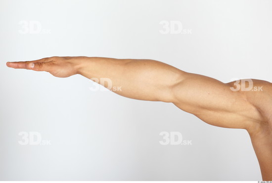 Arm Man Nude Muscular Studio photo references