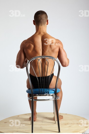 Whole Body Man Artistic poses White Sports Muscular