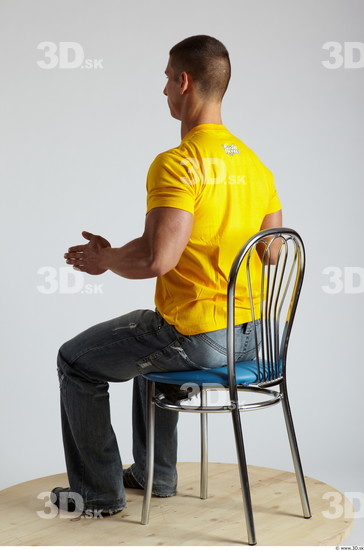 Whole Body Man Artistic poses White Casual Muscular