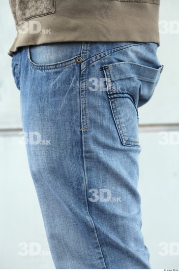 Thigh Man Casual Jeans Average Street photo references