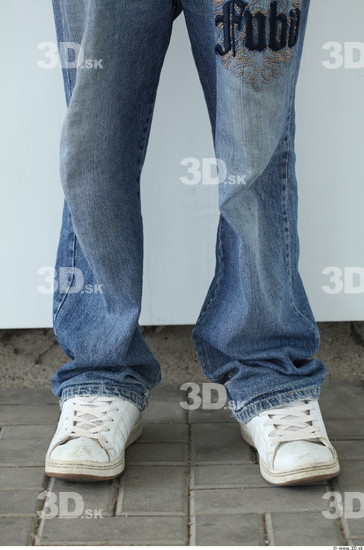 Calf Man White Casual Jeans Average