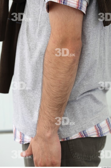 Forearm Man White Nude Average