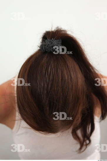 Hair Woman White Slim