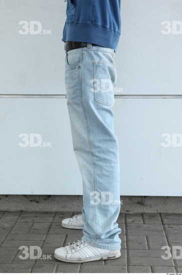 Leg Man White Casual Jeans Slim