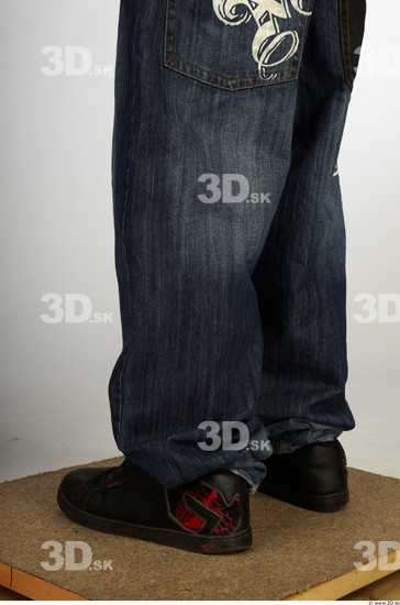 Calf Man Animation references Asian Casual Jeans Average Studio photo references