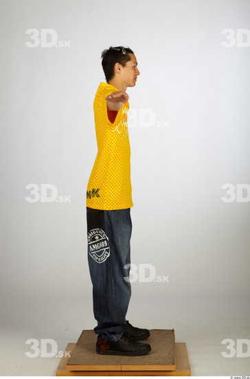 Whole Body Man Animation references T poses Asian Casual Average Studio photo references