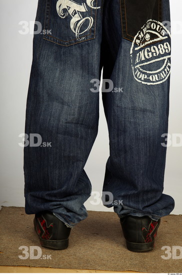 Calf Man Animation references Asian Casual Jeans Average Studio photo references