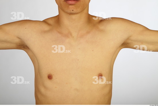 Chest Man Animation references Asian Nude Average Studio photo references