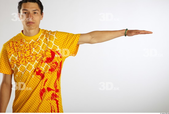 Arm Man Animation references Asian Casual Shirt T shirt Average Studio photo references