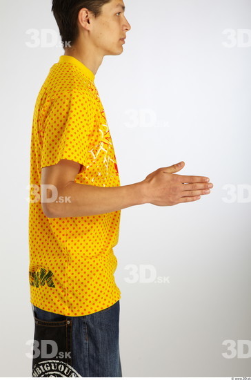 Arm Man Animation references Asian Casual Shirt T shirt Average Studio photo references