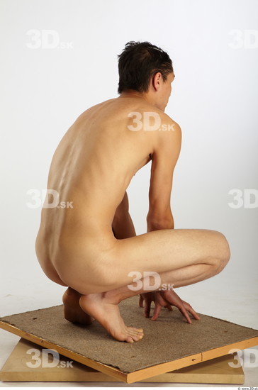 Whole Body Man Asian Nude Average Studio photo references