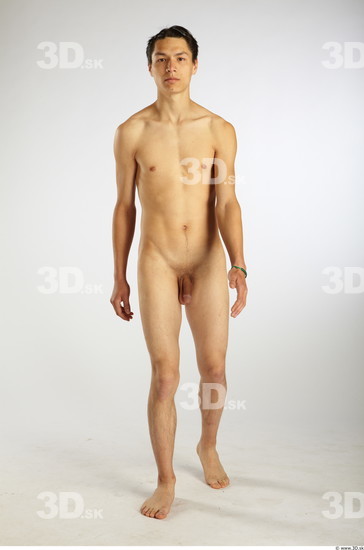 Whole Body Man Animation references Asian Nude Average Studio photo references